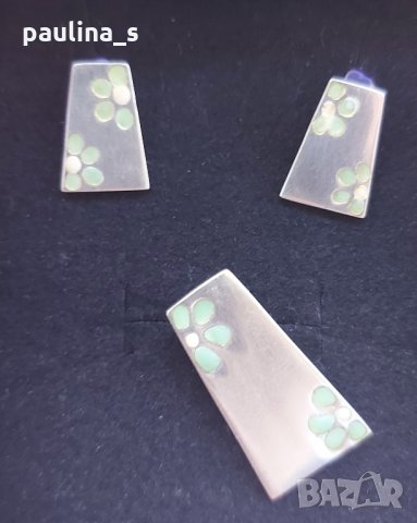 Два различни броя / Дизайнерски сребърен комплект "Crist" и "Nicolas" , снимка 4 - Бижутерийни комплекти - 32504801