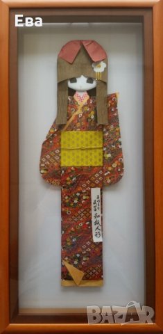 Традиционна Японска кимоно кукла Shinri (shiogami) нингьо