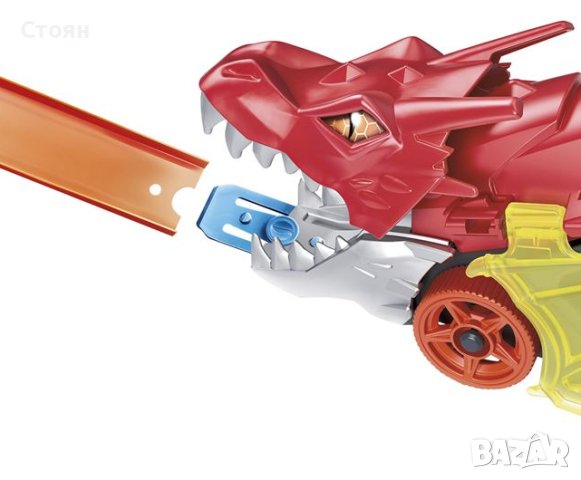 Hot Wheels Dragon Truck - Mattel Писта Хот Уилс, снимка 6 - Други - 43092463