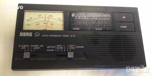 Korg AT-12 Auto Chromatic Tuner, снимка 3 - Друга електроника - 43657688