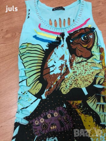 Потник- туника с апликация и бохо елементи, снимка 3 - Потници - 28516408