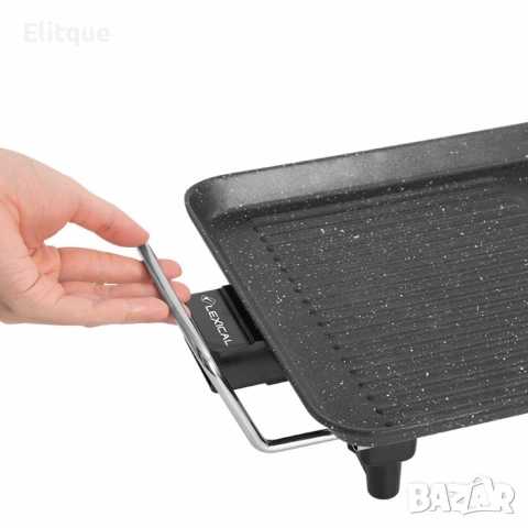 Електрически грил Lexical LBQ-2591 с незалепващо гранитно покритие , снимка 8 - Друга електроника - 53074398