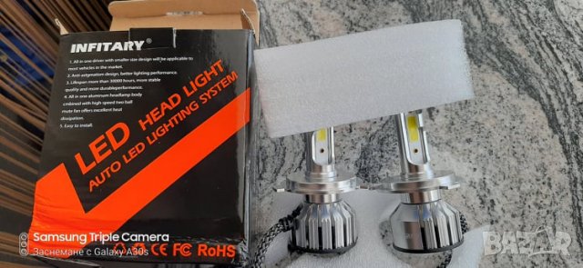 Лед крушки, лед доиди за фарове, led крушка H4, H7,H11, H1, HB3, HB4 , снимка 10 - Аксесоари и консумативи - 28105827