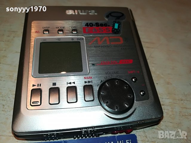 ПОРЪЧАН-aiwa am-f80 minidisc recorder-mettal germany 1807211909, снимка 3 - MP3 и MP4 плеъри - 33557205