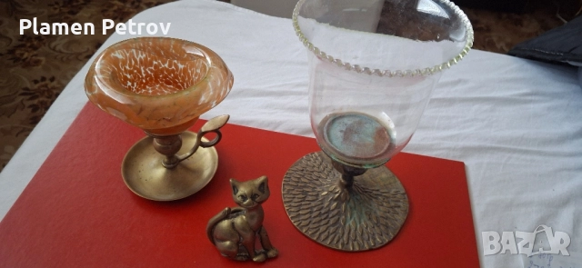 Царски копчета, вази, котка и склуптура , снимка 4 - Колекции - 40851669