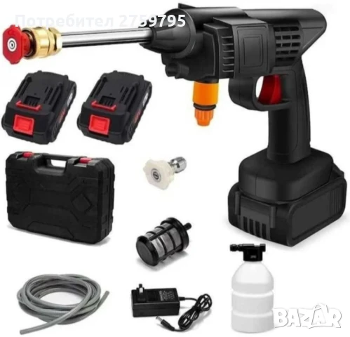 НОВО Акумулаторна водоструйка с 2 батерии 48 v., снимка 2 - Други инструменти - 50794428