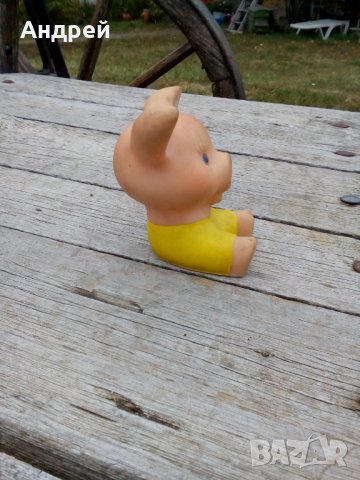 Стара гумена играчка прасе #3, снимка 4 - Антикварни и старинни предмети - 27063814