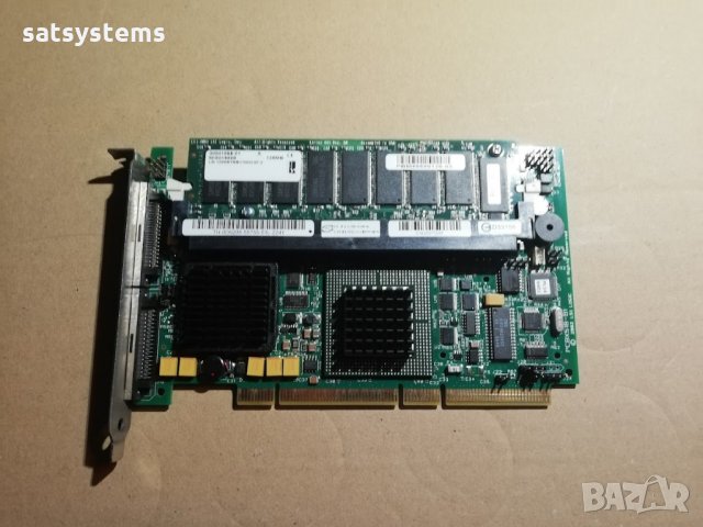 LSI LOGIC PCBX518-B1 MegaRaid 2 Channel 128MB PCI-X SCSI Raid Controller Card