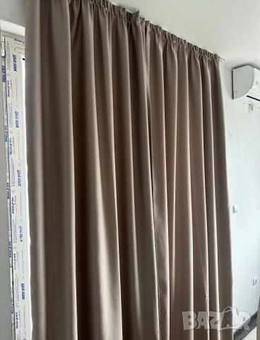 16 бр. Завеси пердета блекаут бели прозрачни 