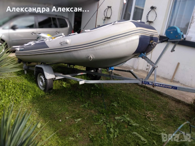 Продавам лодка с извънбордов мотор и колесар, снимка 2 - Воден транспорт - 52174125