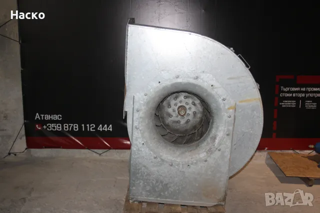 Аспирация тип охлюв , вентилатор 11 кВ 975 оборота, снимка 2 - Други машини и части - 50412776