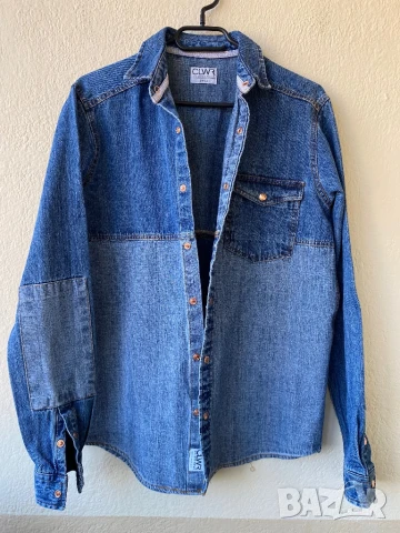 Мъжко дънково яке - М, снимка 8 - Якета - 48354368