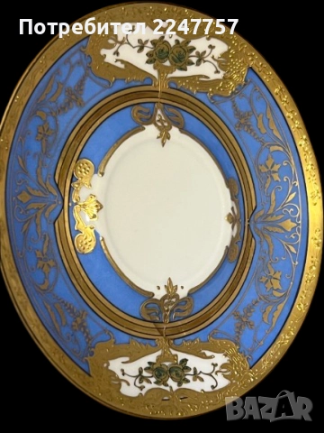 Уникален двоен сет порцелан находка, снимка 4 - Антикварни и старинни предмети - 51482762