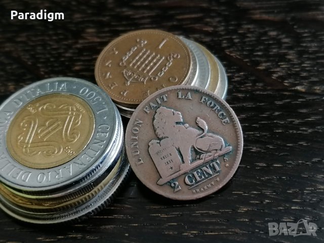 Монета - Белгия - 2 цента | 1835г., снимка 2 - Нумизматика и бонистика - 32892653