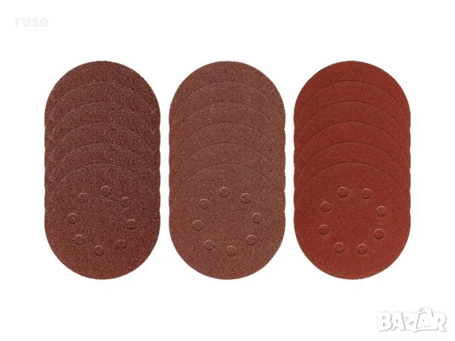 НОВИ! Комплект шкурки 18 броя Parkside PMFS 200, PSS 270 и PEXS 270, снимка 4 - Други инструменти - 49786226