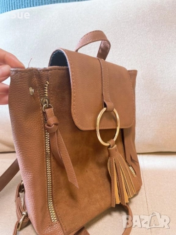 Parfois тип Нова бохо кожена дамска раница , снимка 4 - Раници - 52320844