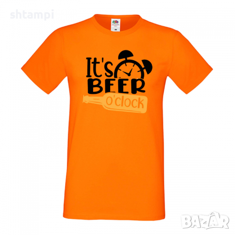 Мъжка тениска It's Beer O'clock,Бира,Бирфест,Beerfest,Подарък,Изненада,Рожден Ден, снимка 8 - Тениски - 36378286