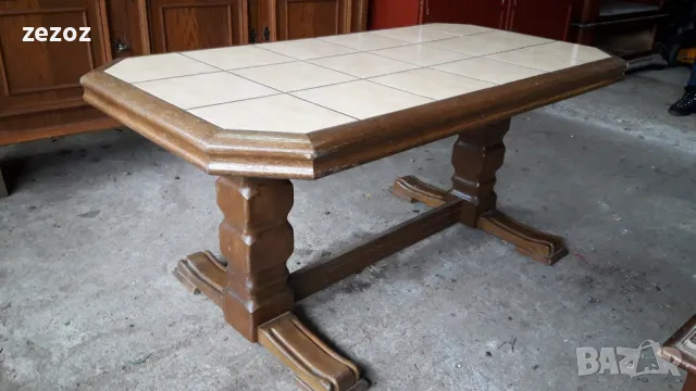 Маса холна с плочки