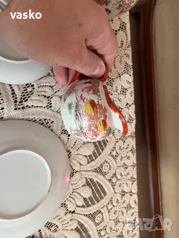 Костен порцелан-стар, снимка 14 - Сервизи - 49342392