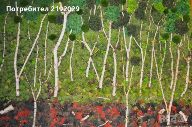 Зелена ДЕКОРАТИВНА СТЕНА от Скандинавски мъх „Гора“, снимка 6 - Други - 51513911