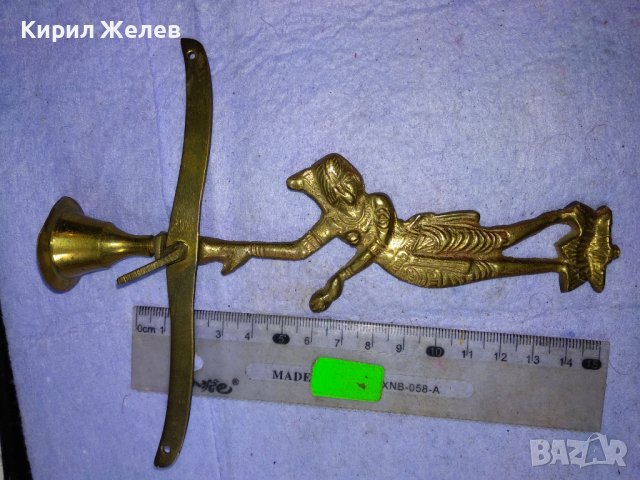 Стар ЕТНОГРАФСКИ МОТИВИ АЗИАТСКИ ФИГУРАЛЕН БРОНЗОВ СВЕЩНИК МАЙСТОРСКА ИЗРАБОТКА 41370, снимка 10 - Колекции - 43738969