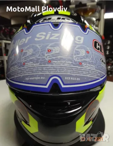 НОВО! Детска пистова каска HJC мото мотор пистов, снимка 4 - Аксесоари и консумативи - 49317654