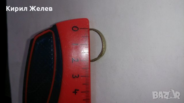 Старинен пръстен над стогодишен сачан орнаментиран с буква Л 66811, снимка 7 - Антикварни и старинни предмети - 28984522