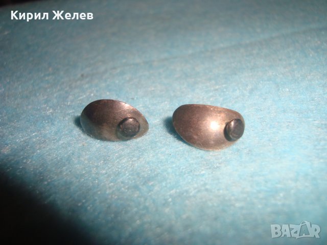 СТАРИННИ СРЕБЪРНИ ОБЕЦИ ВИСОКА ПРОБА ОКСИДИРАНО СРЕБРО АНГЛИЯ МАЙСТОРСКА ЮВЕЛИРНА ИЗРАБОТКА 25204, снимка 4 - Антикварни и старинни предмети - 34741615