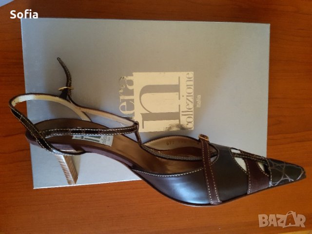 Дамски обувки ток нови Естествена кожа марка NERA Collezione с 50% отстъпка, снимка 10 - Дамски елегантни обувки - 31959244