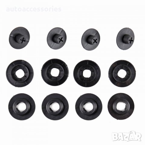 Стопери за закрепване на стелки за кола комплект за предни стелки 02491, #1000050371, снимка 3 - Аксесоари и консумативи - 35327063