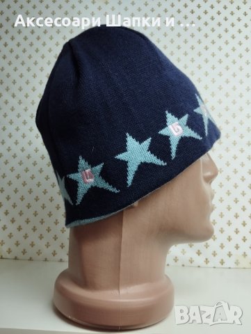 Мъжка плетена шапка - мпш31, снимка 2 - Шапки - 43301455