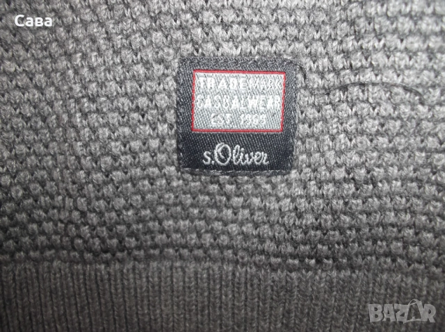 Пуловер S.OLIVER  мъжки,2-3ХЛ, снимка 3 - Пуловери - 52869957