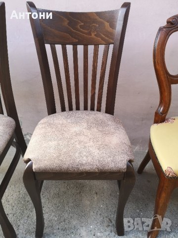 4 дървени стола