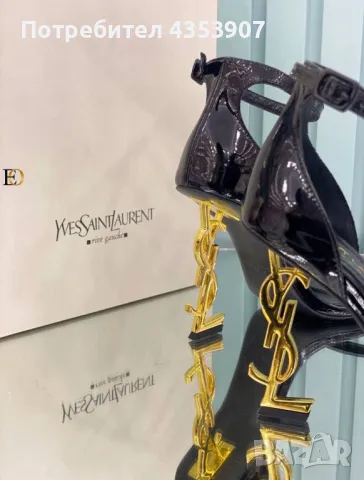 Yves Saint Laurent дамски обувки на ток, снимка 4 - Дамски обувки на ток - 48735732
