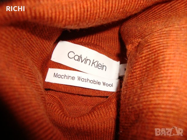 CALVIN KLEIN SUPERFINE FLARE DRESS-нова рокля вълна, снимка 6 - Рокли - 35431541