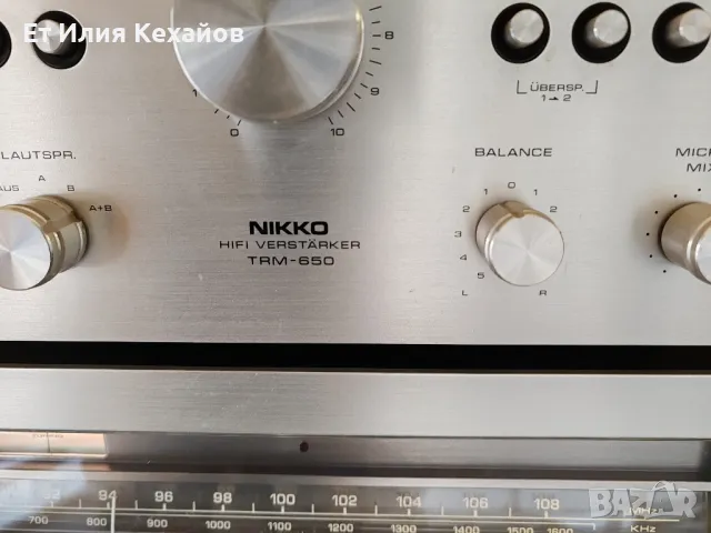 Nikko Trm 650 japan hifi Сет, снимка 7 - Аудиосистеми - 47838431