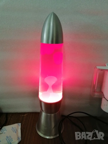 Лава-лампа, червена. 