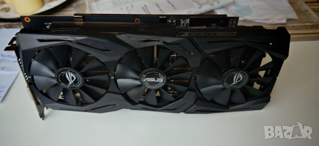 Продавам Видео Карта Asus ROG Strix RX 580 8Gb 256bit Перфектна, снимка 1