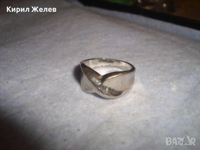 СТАР БРОНЗОВ НЕО ГОТИЧЕСКИ СТИЛ РЕТРО АРТ ПРЪСТЕН с ПОСРЕБРЯВАНЕ 21884