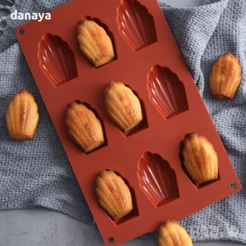 5624 Силиконова форма за мадлени френски сладки