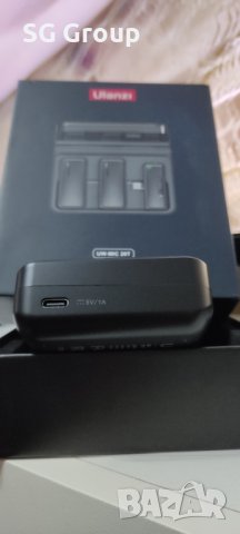 Пофесионални безжични Vlog микрофони. ULANZI, снимка 6 - Микрофони - 39304923