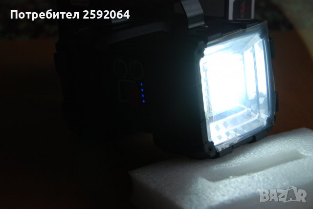 LED водоустойчив акумулаторен прожектор с двойна глава, снимка 5 - Друга електроника - 40065054