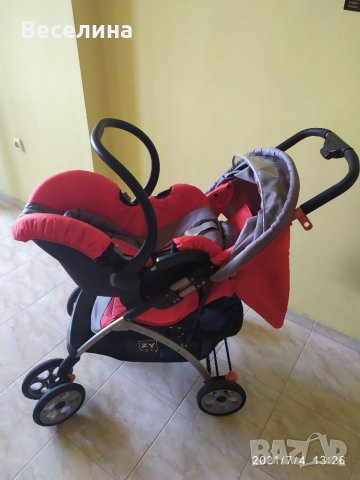 Комбинирана количка, снимка 5 - Детски колички - 33417171