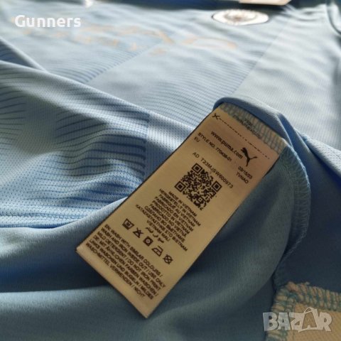 Manchester City 23/24 Home Shirt, L, снимка 3 - Спортни дрехи, екипи - 43864195