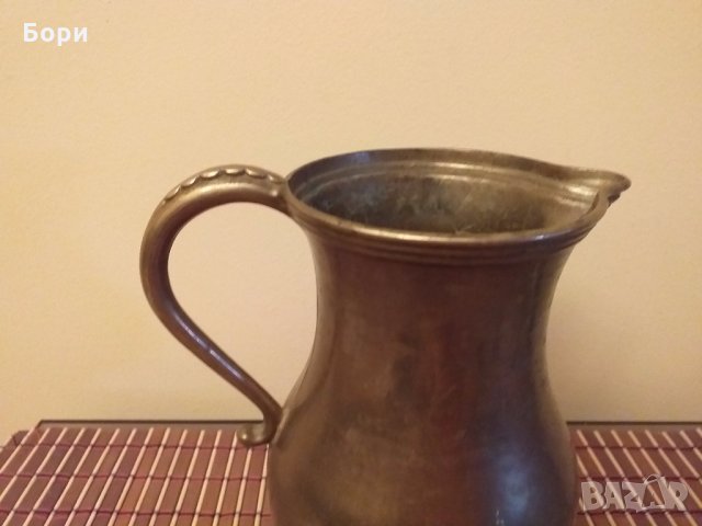 Месингова кана Германия, снимка 2 - Антикварни и старинни предмети - 27473364