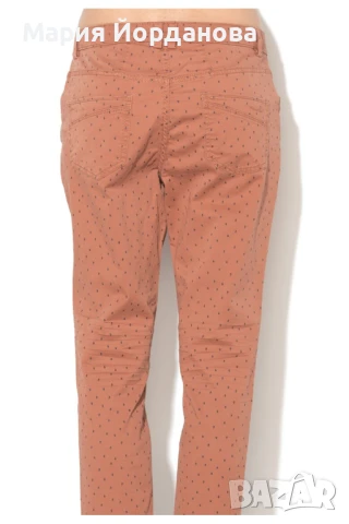 EDC by Esprit - Панталон Чино - Керемидено червен със ситен десен, XS, снимка 5 - Панталони - 51311891