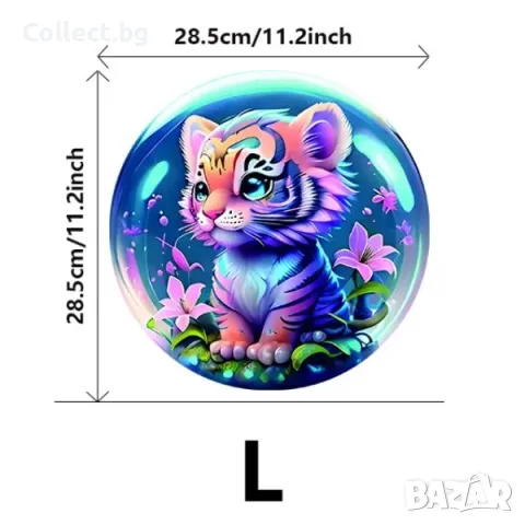 Дървен пъзел - Бебе тигър, снимка 3 - Пъзели - 48849293