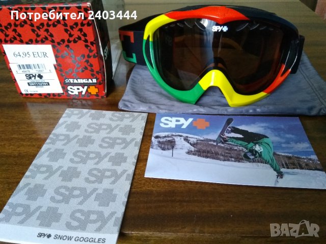 Маска за ски/сноуборд SPY Targa II, снимка 1 - Зимни спортове - 26384103
