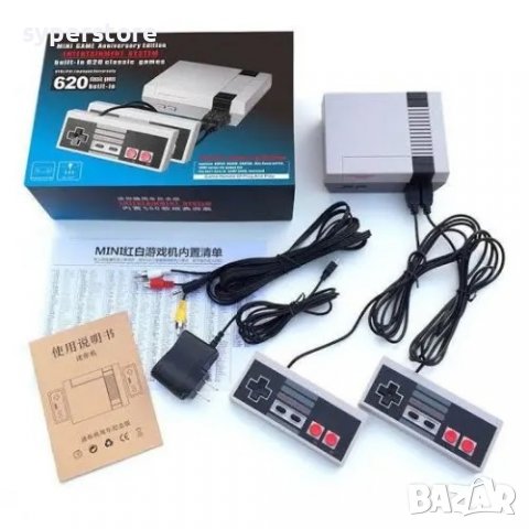 Конзола за игри Digital One SP00407 За телевизор с 620 класически игри и 2бр геймпадове джойстици, снимка 2 - Друга електроника - 36777585