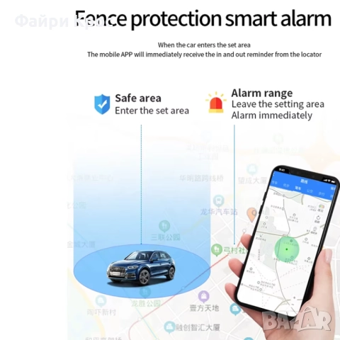 Мини GPS Тракер, GF-22, Wifi, LBS Магнитен Локатор, Nano SIM, Прецизна Локация, Паник Бутон, Шпионаж, снимка 4 - Друга електроника - 51678251